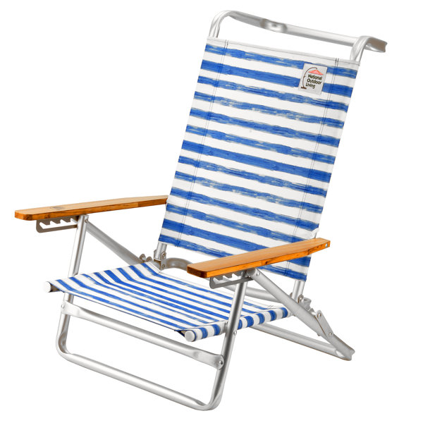 National Outdoor Living Reclining Beach Chair Wayfair Canada
